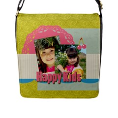 kids - Flap Closure Messenger Bag (L)