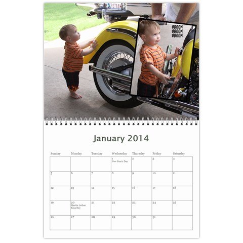 Calendar Lil Tiger2 By Tammy Gatten Jan 2014