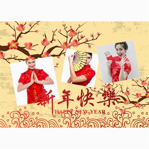 Chinese New Year By Ch 7 x5  Photo Card - 7