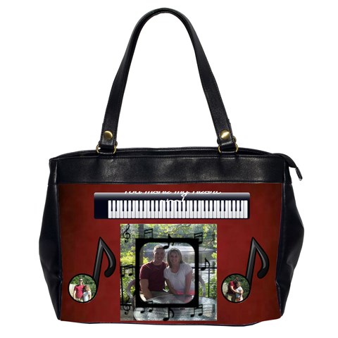 Music Office Bag, 2 Sides By Joy Johns Front