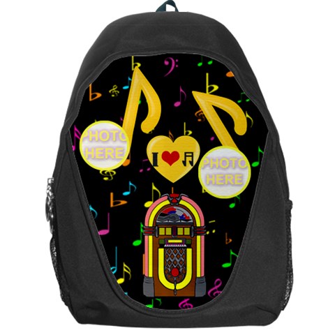Music Backpack Bag By Joy Johns Front
