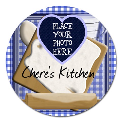 Kitchen 5 Inch Magnet By Chere s Creations Front