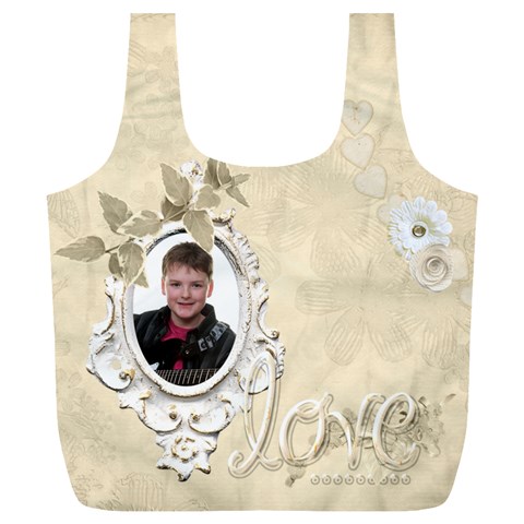 Love Xl Full Print Recycle Bag By Catvinnat Front