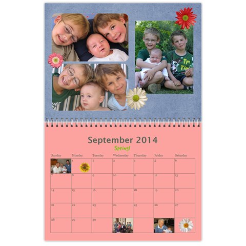 Our Calendar 2014/5 By Heidi Short Sep 2014