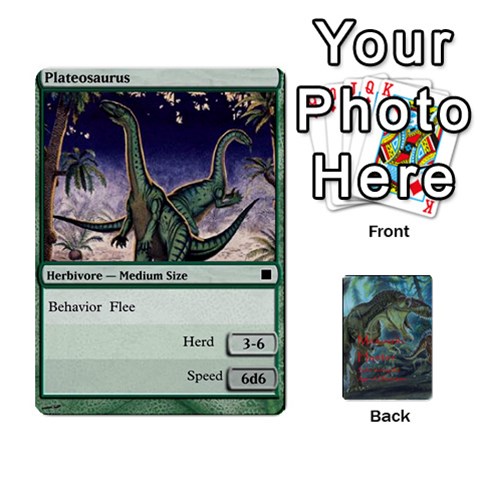 Queen Mesozoic Hunter Cards By Michael Front - SpadeQ