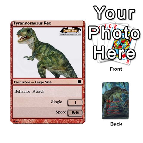 Mesozoic Hunter Cards By Michael Front - Diamond7