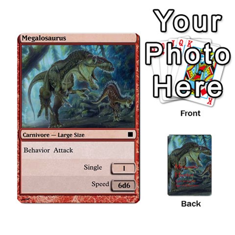 Queen Mesozoic Hunter Cards By Michael Front - DiamondQ