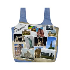 Travel Recycle Bag (M) (8 styles) - Full Print Recycle Bag (M)