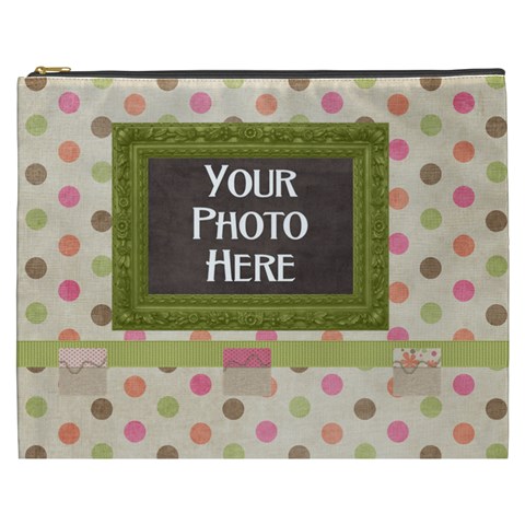 Today Xxxl Cosmetic Bag By Lisa Minor Front