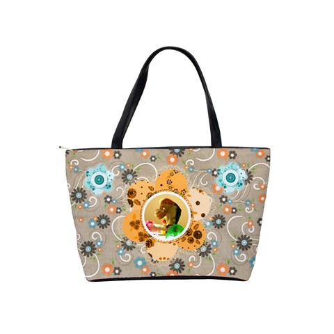 Flower Shoulder Handbag #2 By Joy Johns Back