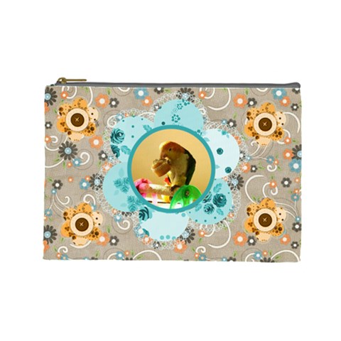 Flower Cosmetic Bag #2 By Joy Johns Front