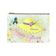 Happy Spring large cosmetic bag #2 (7 styles) - Cosmetic Bag (Large)