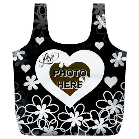 Love Full Print Recycle Bag, Xl By Joy Johns Back