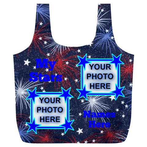 My Stars Xl Recycle Bag By Joy Johns Front