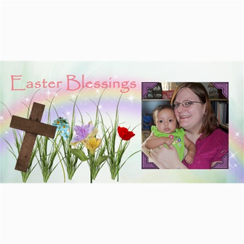 Easter Blessings 8x4 By Angeye 8 x4  Photo Card - 1