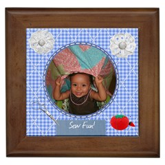 sew tile - Framed Tile