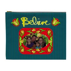 Believe XL cosmetic bag (7 styles) - Cosmetic Bag (XL)