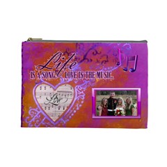 Love Song large cosmetic bag (7 styles) - Cosmetic Bag (Large)