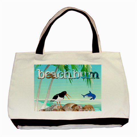 Beach Bum Tote Bag By Joy Johns Front