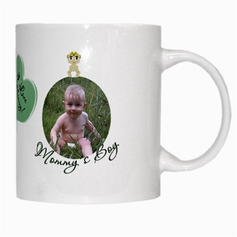 Mommy s Boy White Mug By Chere s Creations Right