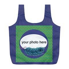 Peacock romantic bag (8 styles) - Full Print Recycle Bag (L)