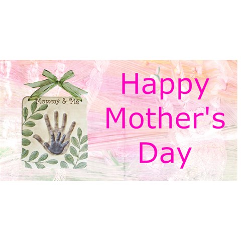 Mom And Child s Hand Print Mother s Day Card By Kim Blair Front