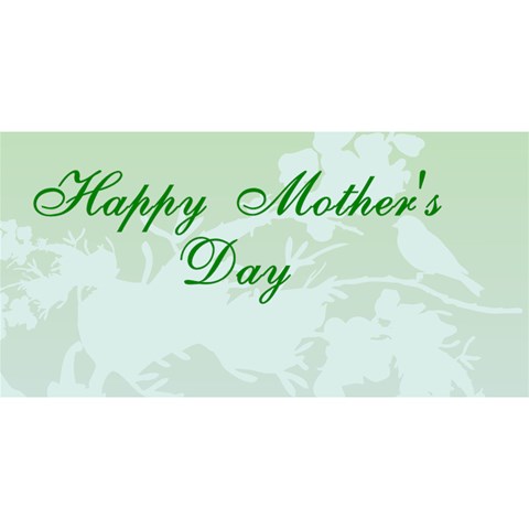 Green Bird Silhouette Mother s Day Card By Kim Blair Front