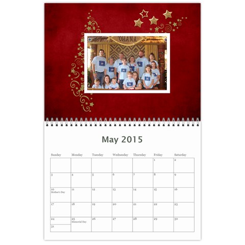 Greg Calendar By Michelle Loomis May 2015