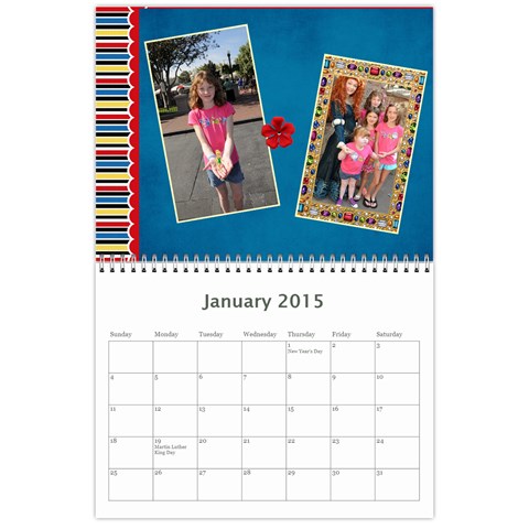 Greg Calendar By Michelle Loomis Jan 2015