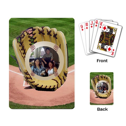 Baseball Playing Cards By Kim Blair Back