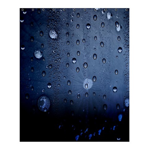 Water Drop By Divad Brown 60 x72  Curtain