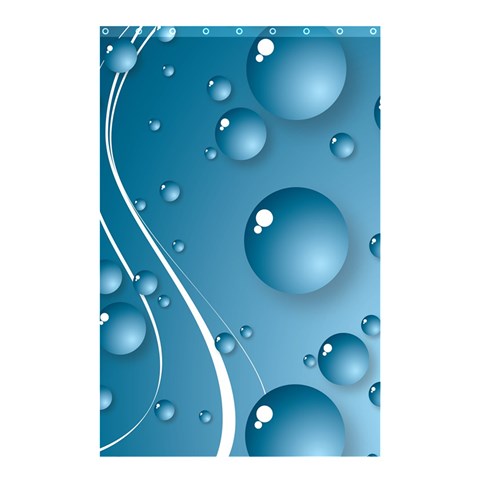 Water Drop By Divad Brown Curtain(48  X 72 ) - 42.18 x64.8  Curtain(48  X 72 )