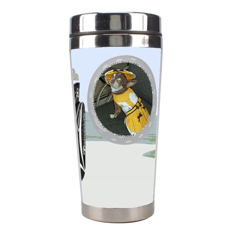 Golf Stainless Steel Travel Tumbler By Kim Blair Right