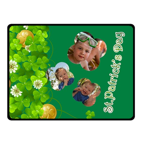 St Patrick s Day By Divad Brown 45 x34  Blanket Back