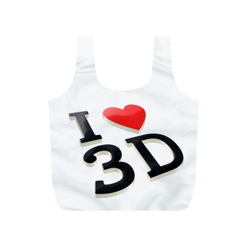 I Love 3d By Divad Brown Back