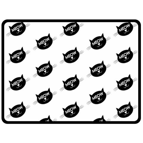 Meow Cat By Divad Brown 80 x60  Blanket Front