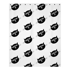 meow cat - Shower Curtain 60  x 72  (Medium)