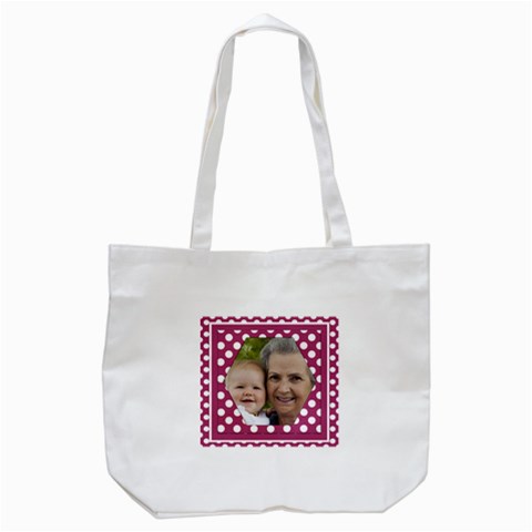 My Pink Tote Bag By Deborah Front