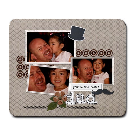 Mousepad: Dad 5 By Jennyl Front