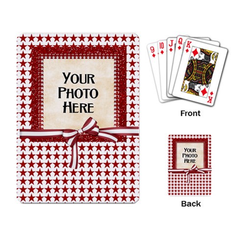 Celebrate America Playing Cards 3 By Lisa Minor Back