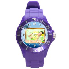 summer - Round Plastic Sport Watch (L)