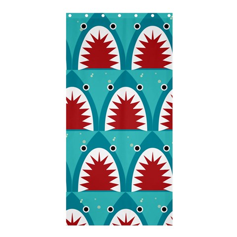 Sharks By X Curtain(36 X72 ) - 33.26 x66.24  Curtain(36 X72 )