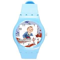 usa - Round Plastic Sport Watch (M)