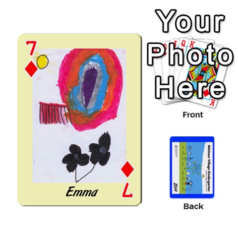 Kindy Cards Final By Catherine Front - Diamond7