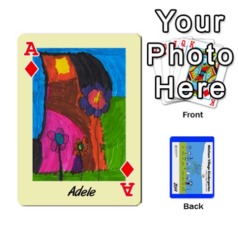 Ace Kindy Cards Final By Catherine Front - DiamondA