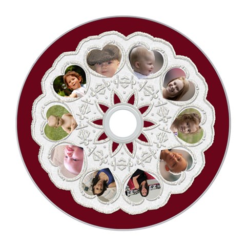 My Family Cd Wall Clock By Deborah Front