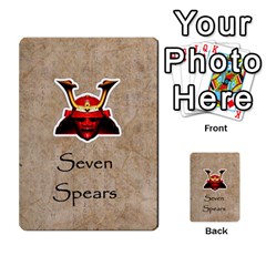 seven spears eastern daimyos set - Multi-purpose Cards (Rectangle)