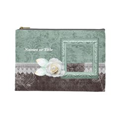 Chocolate Mint L. Cosmetic Bag (7 styles) - Cosmetic Bag (Large)