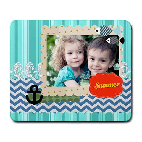 Summer By Summer Time 9.25 x7.75  Mousepad - 1