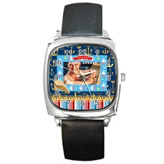 summer - Square Metal Watch